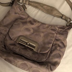 Coach handbag. Hobo crossbody style.